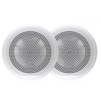EL Series 6.5" 80 Watt Full Range Shallow Mount Marine Speakers Without Leds, EL-F651W  - White color - 010-02080-00 - Fusion